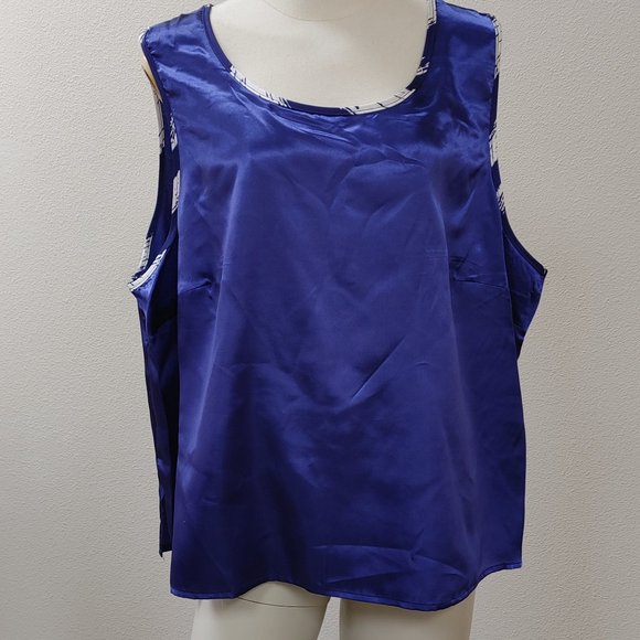 NWT GIOVANNA COLLECTION 2C SUIT JACKET AND TANK TOP SIZE 18W PURPLE/WHITE - Picture 5 of 13